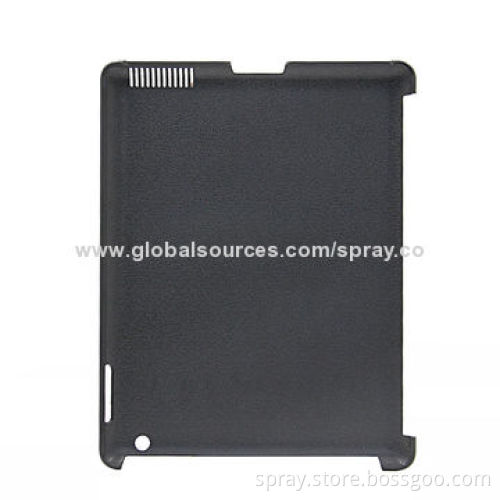 Leather Hard Shell Protective Cases for iPad 2, 3, with Textured Pattern Inside